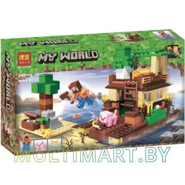Конструктор Bela My World 11136 Остров сокровищ (248 деталей)
